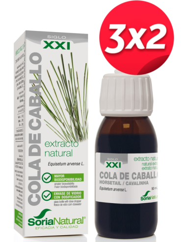 Pack 3X2 Ext. Cola De Caballo Xxi 50Ml. S/Al de Soria Natura