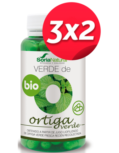 Pack 3X2 Verde De Ortiga Verde 80Cap. de Soria Natural.