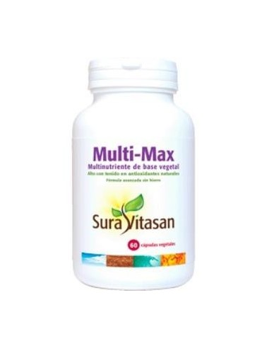 Pack de 2 uds Multi Nutri Max Multinutriente Base Vegetal 60Cap. de Sura Vitasan