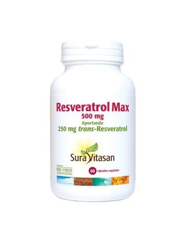 Pack de 2 uds Resveratrol Max 60Cap. de Sura Vitasan