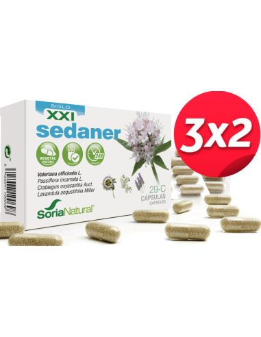 Pack 3X2 Sedaner 30 capsulas de Soria Natural