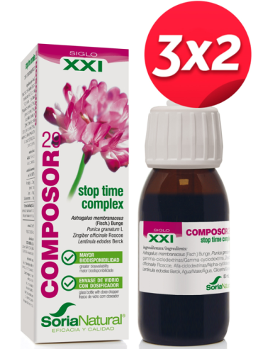 Pack 3X2 Composor 29 Stop Time Complex Xxi 50Ml. de Soria Natural