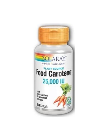 Pack 2 Uds. Food Carotene 50 Perlas de Pack Solaray