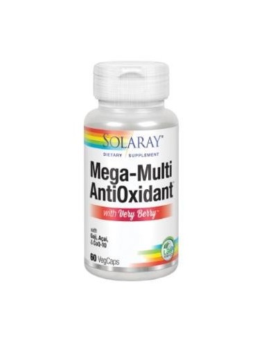 Pack 2 Uds. Antiox Mega Multi 60Cap. de Pack Solaray