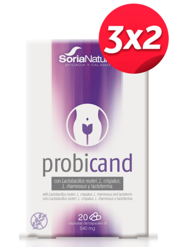 Pack 3X2 Probicand 20Cap. de Soria Natural.