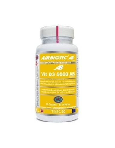 Vitamina D3 5000Ui 90 Comprimidos de Airbiotic