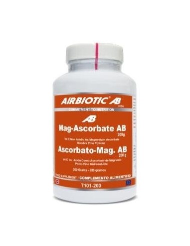 Pack 3x2 Ascorbato De Magnesio 200Gr.Polvo de Airbiotic Pack