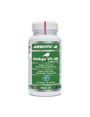 Pack 3x2 Ginkgo-Vit 6000 90 Comprimidos de Airbiotic Pack