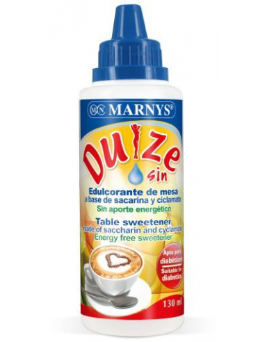 Dulze Sin  - Edulcorante Acalorico        Botella - 130 Ml 12 X Espositor Marnys