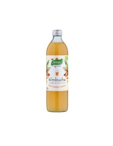 Kombucha Curcuma + Jengibre 500 Mililitros Santiveri