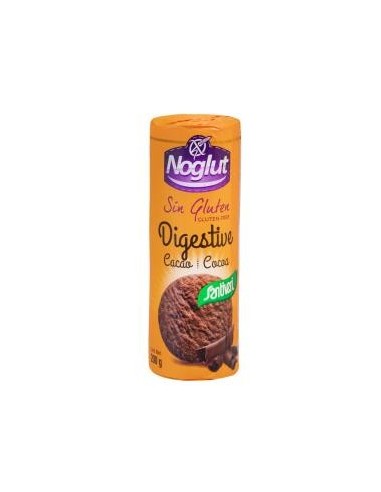 Noglut Galletas Digestive Cacao  200 Gramos Santiveri