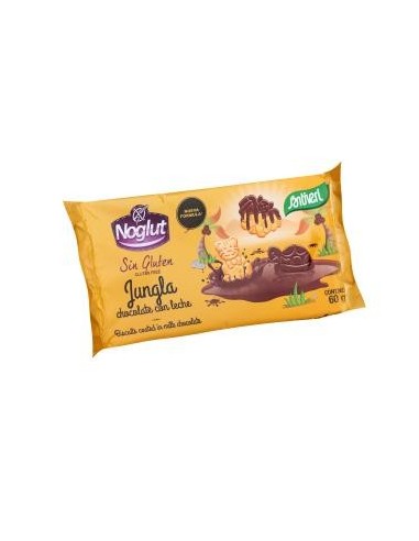 Noglut Galletas Jungla  De Chocolate Con Leche 60G Santiveri