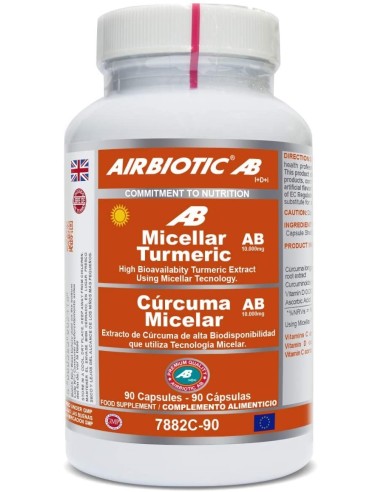 Pack 3x2 Curcuma Micelar Ab 90Cap. de Airbiotic Pack