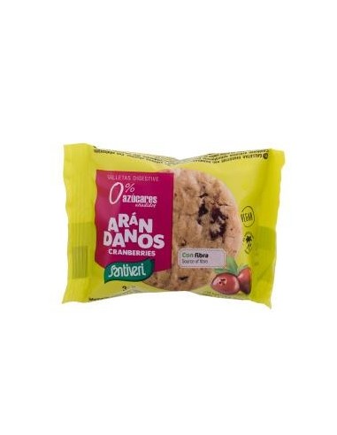 Galletas Digestive Arandanos 0% Azucares 3Uds. Santiveri