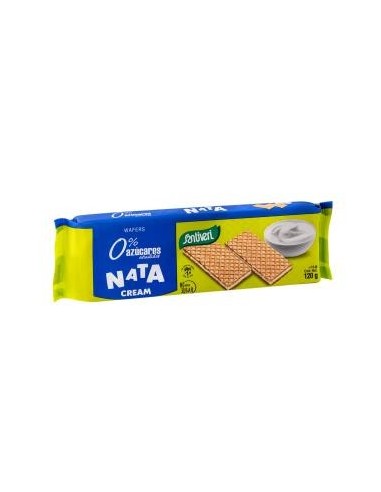 Galletas Rellenas Nata 0% Azucares 120 Gramos Santiveri