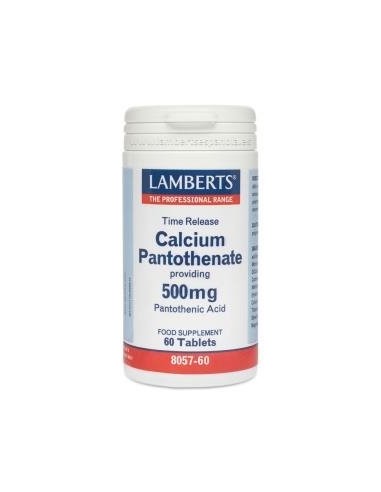 Pantotenato De Calcio 500 Mg. 60  Comprimidos de Lamberts