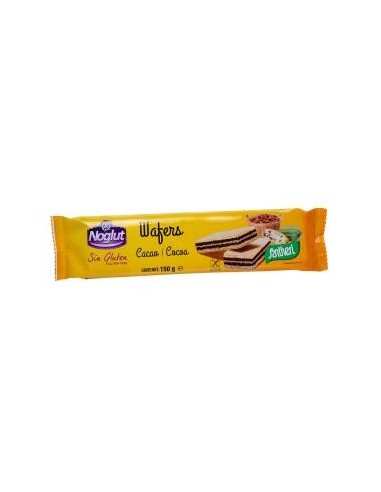 Noglut Wafers Rellenos De Cacao 150Gr Santiveri