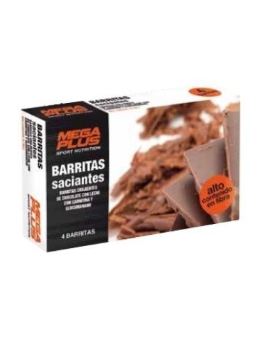 Barr Saciantes Mplus 4X20 G 4x20g de Mega Plus