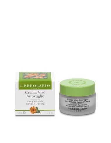 Crema Facial Antiarrugas Calendula Zanahoria 30M L´Erbolario