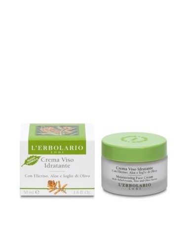 Crema Facial Hidratante Helicriso Y Aloe 50 Mililitros L´Erbolario