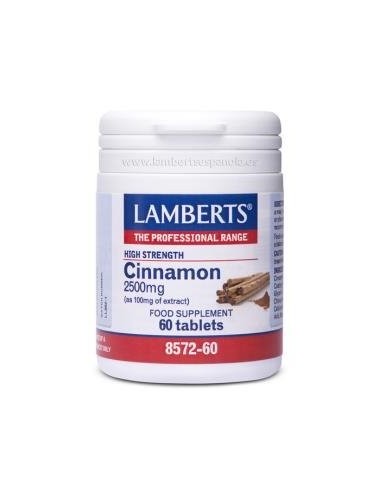 Canela 2500Mg. 60 Comprimidos de Lamberts