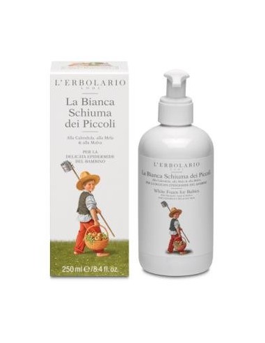 Gel Espuma Blanca Niños Cuerpo Cabello 250 Mililitros L´Erbolario