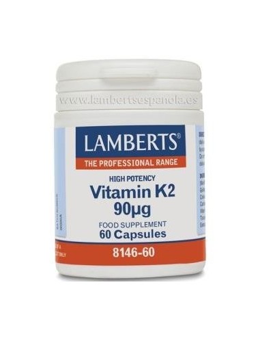 Vitamina K2 90µg 60Cap. de Lamberts