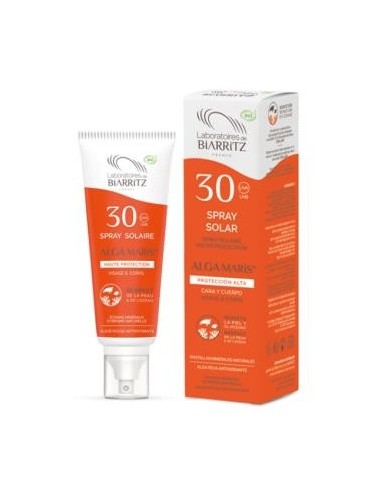 Spray Solar Cara Y Cuerpo Spf30 100 Mililitros Bio Alga Maris - Lab. Biarritz