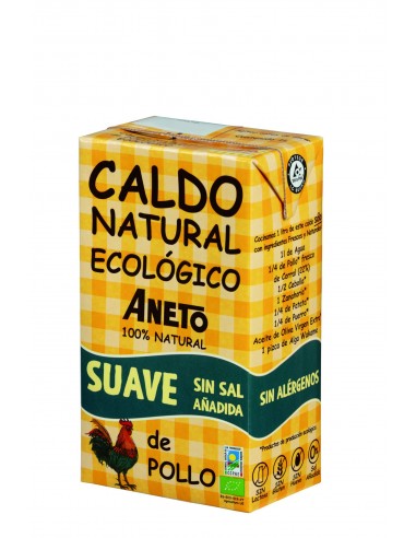 Caldo De Pollo Suave 1L. Eco Aneto