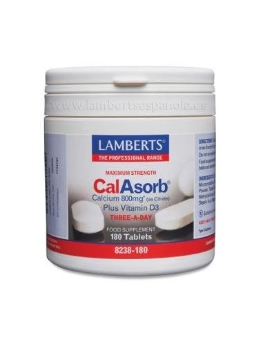 Calasorb Citrato De Calcio 800Mg.180 Comprimidos de Lamberts