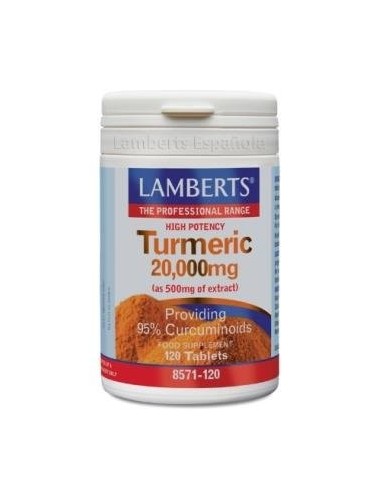 Curcuma 20.000Mg. (95% De Curcumina) 120 Comprimidos de Lamb