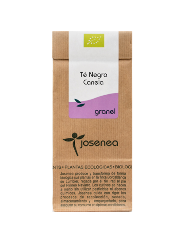 Té Negro-Canela Bio 50 Gr. Bolsa Kraft Granel 50 Gr. de Josenea