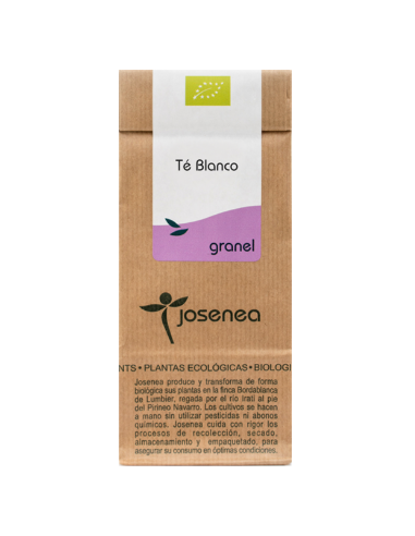 Té Blanco Bio 25 Gr. Bolsa Kraft Granel 25 Gr. de Josenea