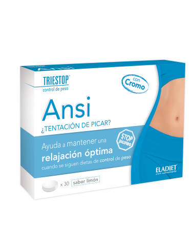 Triestop Ansi Quita Ansia Sabor Limon 30 Comprimidos de Elad