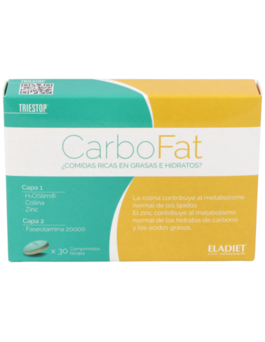 Triestop Carbofat 30 Comprimidos de Eladiet