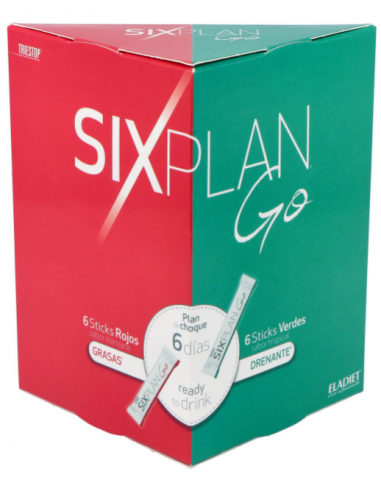 Triestop Sixplan Go 6Sticks Rojos+6Sticks Verdes de Eladiet