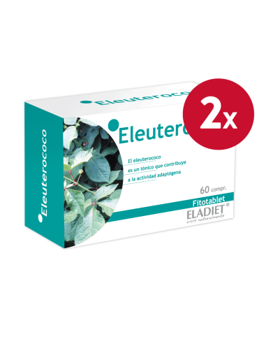 Pack de 2 uds Fitotablet Eleuterococo 60Comp. de Eladiet