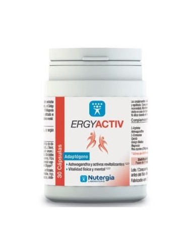 Ergyactiv 30 capsulas de Nutergia