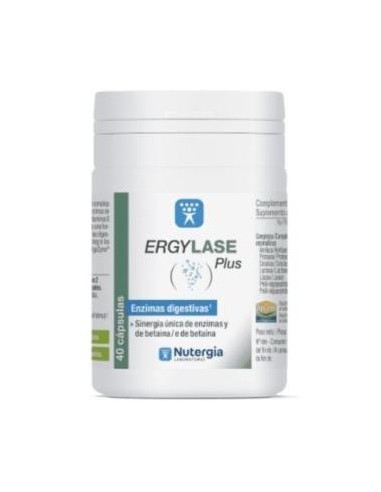 Ergylase Plus 40 capsulas de Nutergia