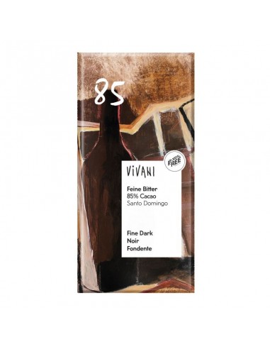 Chocolate Negro 85% Santo Domingo 100 Gramos Bio Vegan Vivani