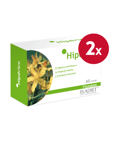 Pack de 2 uds Fitotablet Hiperico 60Comp de Eladiet