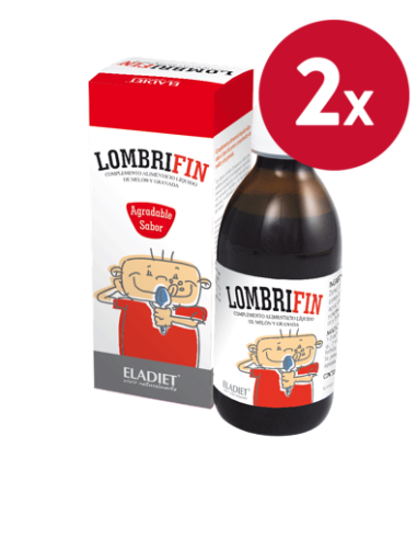 Pack de 2 uds Lombrifin Jarabe 250Ml. de Eladiet