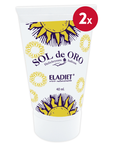 Pack de 2 uds Sol De Oro Crema 40Gr. de Eladiet