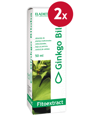 Pack de 2 uds Ext.Ginkgo Biloba 50Ml de Eladiet