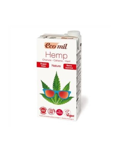 Ecomil Bebida De Cañamo Nature 1Lt 6Uds. Bio S/A de Almond