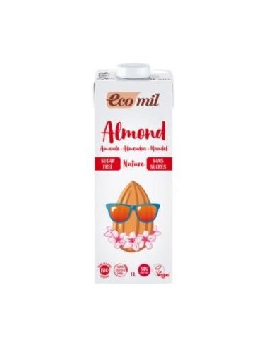 Ecomil Bebida De Almendras Nature 1Lt  S/A de Almond