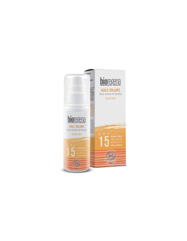 Aceite Solar Spf15 Spray 90 Ml Hipoalergenico. Bio Bioregena