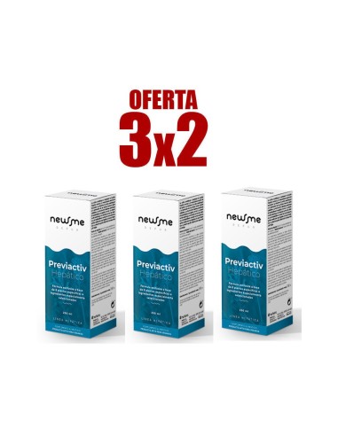 Pack 3x2 Previactiv Hepatico S/A 250Ml. de Herbora