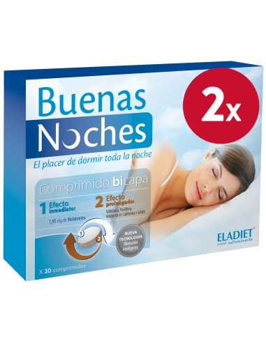 Pack de 2 uds Buenas Noches 30Comp. de Eladiet