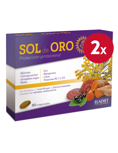 Pack de 2 uds Sol De Oro 30Comp. de Eladiet